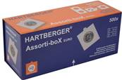 boite de 500 étuis carton HB autocollants Hartberger 8324 1601