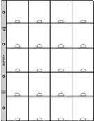 1 feuille transparente 20 cases GM20 SUPERPLUS Hartberger Safe 1662