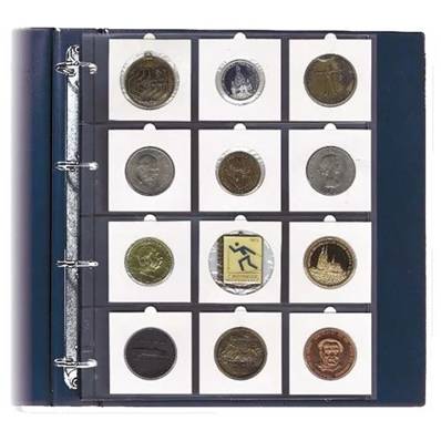 5 feuilles 434 pour cadres monnaies 67 mm Compact A4 Safe