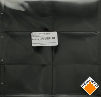 5 feuilles CPM Horizontales noires SAFE 6011