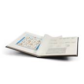 classeur pour timbres 32 pages blanches BASIC W32 noir Leuchtturm 324812