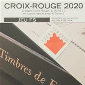 Jeu France Futura FS 2020 Croix Rouge Yvert et Tellier 135420