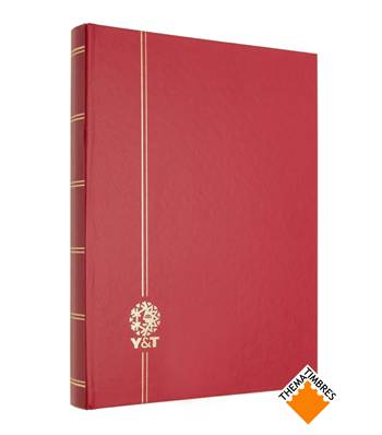 Classeur Perfecta Rouge 32 Pages Noires Grand Modèle Yvert et Tellier 24042