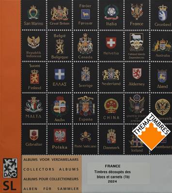 Feuilles standard ST-LX 1B timbres découpés blocs carnets France 2024 DAVO 53774