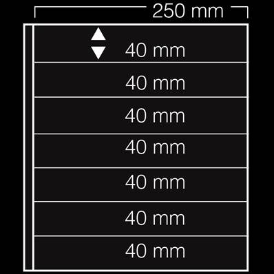 5 Feuilles noires Garant 7 bandes SAFE 737