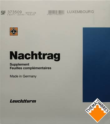 Feuilles Luxembourg 2024 à pochettes SF Leuchtturm N17SF-24 373509