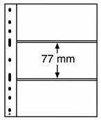 10 Feuilles transparentes  3 poches Optima 3C Leuchtturm 317839