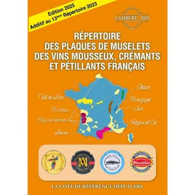 additif 2025 au repertoire des Plaques de muselets des vins Mousseux Lambert