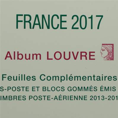 Feuilles France 2017 Album Louvre Edition Ceres FF17