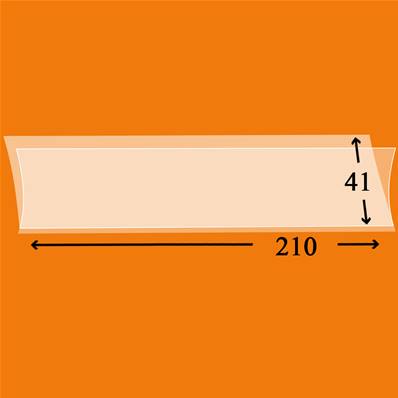 25 bandes Hawid simple soudure fond transparent 210 x 41 mm HA2041 337353