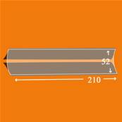 25 bandes Hawid double soudure fond noir 210 x 52 mm ID1052