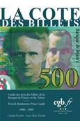 La cote des billets 1800 à 2000 de la banque de France et du Tresor Fayette 2022
