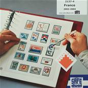 Feuilles France 2002  2004 SAFE DUAL 2137-4
