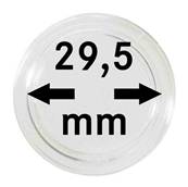 10 Capsules 29.5 mm pour pieces 10 euros regions LINDNER 2250295P