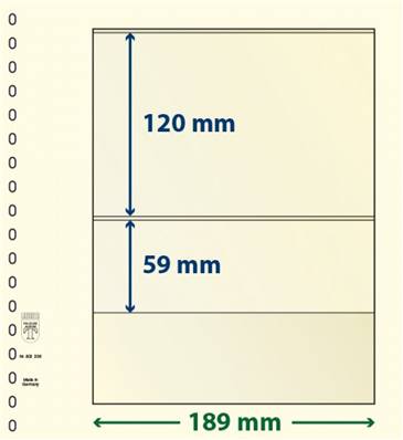 10 feuilles neutres LINDNER T 802206P