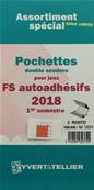 Pochettes 1er sem 2018 Futura FS autoadhesifs Yvert & Tellier 132374