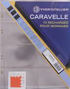 10 recharges caravelle rigides pour coin cards 8 cases Yvert et Tellier 26080