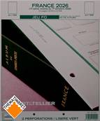 Jeu France Futura FO 2026 1er semestre Yvert et Tellier 301242