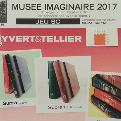 Jeu France Musée Imaginaire SC 2017 Yvert et Tellier 880060