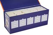 boite de 500 étuis carton HB autocollants Hartberger 8324 1601