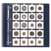 5 feuilles 433 pour cadres monnaies 50 mm Compact A4 Safe
