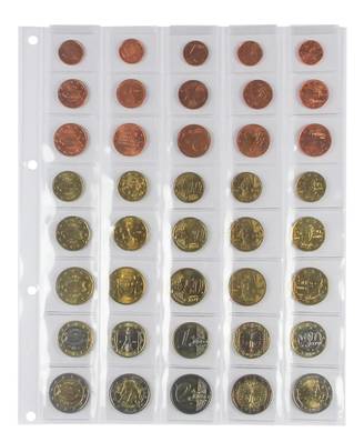 2 feuilles 5407 pour 5 séries euros Compact A4 Safe