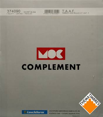 Feuilles TAAF avec pochettes 2024 MOC CC15TA-24 374090