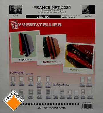 Jeu France SC 2025 timbres NFT crypto Yvert et Tellier 301141