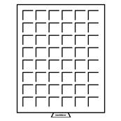 Medaillier gris à compartiment carré MBG 48 pour champagne Leuchtturm 302202