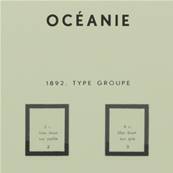 OCEANIE 1892-1956 avec pochettes MOC 316521