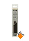 25 bandes Hawid simple soudure fond noir 210 x 27.5 mm HA1027 317187