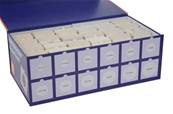 boite de 1200 étuis carton HB autocollants Hartberger 8323 1602