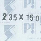 10 bandes ID double soudure fond noir 240 x 150 mm ID1150 HA235150