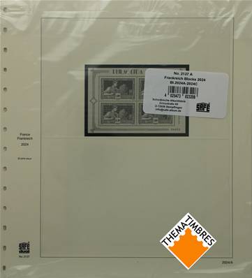 Feuilles France blocs 2024 SAFE DUAL 2137-24A