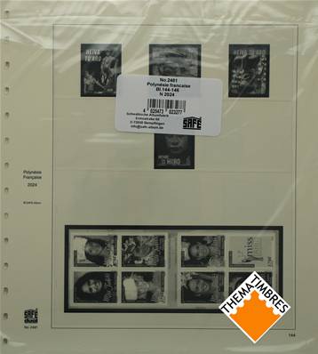 Feuilles Polynesie Francaise 2024 SAFE DUAL 2481-24