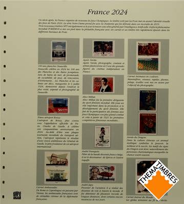 Plaquette couleur France 2024 Safe PL24