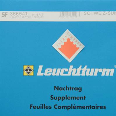 Feuilles Suisse 2021 à pochettes SF Leuchtturm 366541