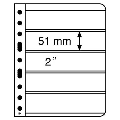 5 Feuilles transparentes Vario 5C Leuchtturm 332339