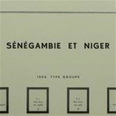SENEGAMBIE & NIGER 1903 avec pochettes MOC 341275
