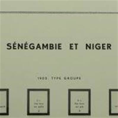 SENEGAMBIE & NIGER 1903 avec pochettes MOC 341275