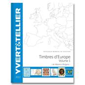 Catalogue des Timbres Europe vol1 Albanie à Bulgarie 2022 Yvert