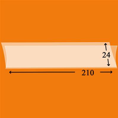 25 bandes 210 x 24 mm simple soudure fond transparent Yvert et Tellier 180248