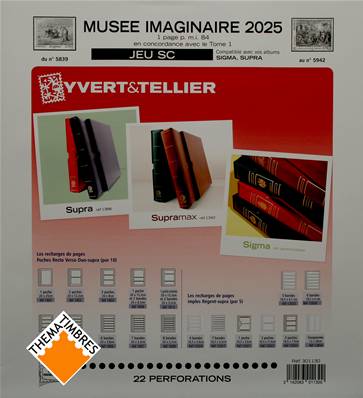 Jeu France Musée Imaginaire SC 2025 Yvert et Tellier 301130