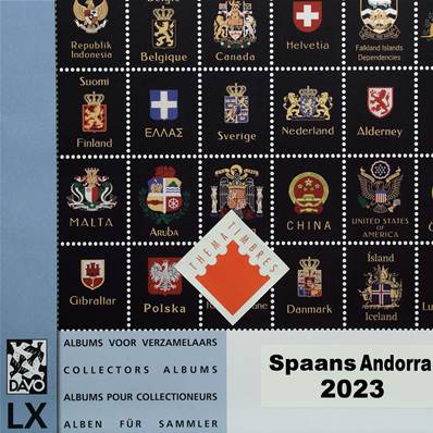 Feuilles Luxe ANDORRE Espagnol 2023 DAVO 1453