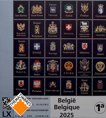 Feuilles Luxe BELGIQUE 2025 1A DAVO 1955