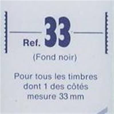 25 bandes Hawid double soudure fond noir 210 x 33 mm ID1033