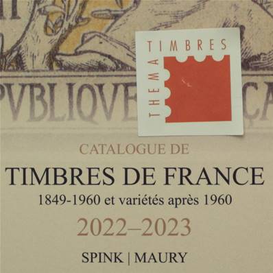 Catalogue de Timbres de France Spink Maury 2022-2023