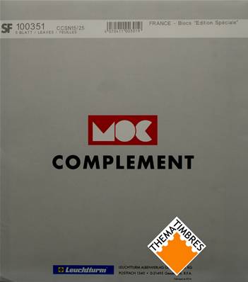 Feuilles France 2025 blocs speciaux MOC CCSN15/25 100351