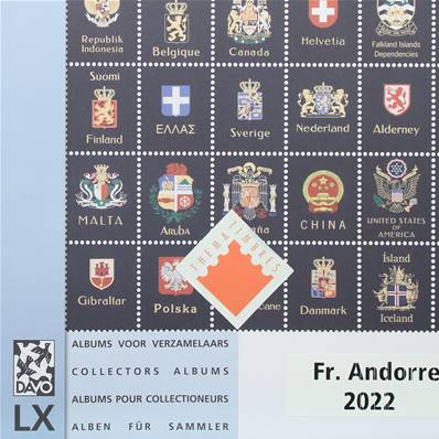 Feuilles Luxe ANDORRE Francais 2022 DAVO 1552