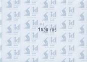 10 pochettes ID double soudure fond noir 150 x 105 mm ID1244